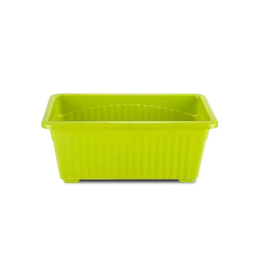 PLASTIC WINDOW POTS   13 INCH GREEN (PACK OF 1 PCS)