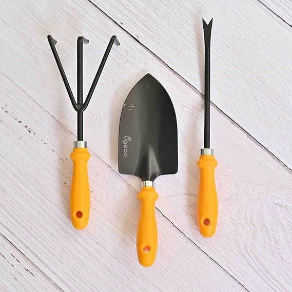 GARDENING TOOLS KIT -3 PC (BIG SHOVEL,CULTIVATOR,WEEDER)