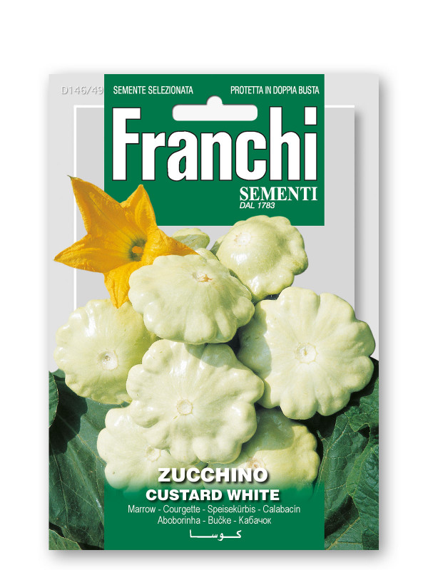 Zuccahino  Patisson Blanc Vegetable seeds